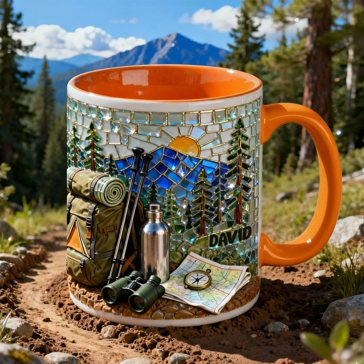 Hiking Lover Coffee Accent Mug - Personalized Gifts For Hiking Lover Coffee Mug 07KILU140126-Homacus
