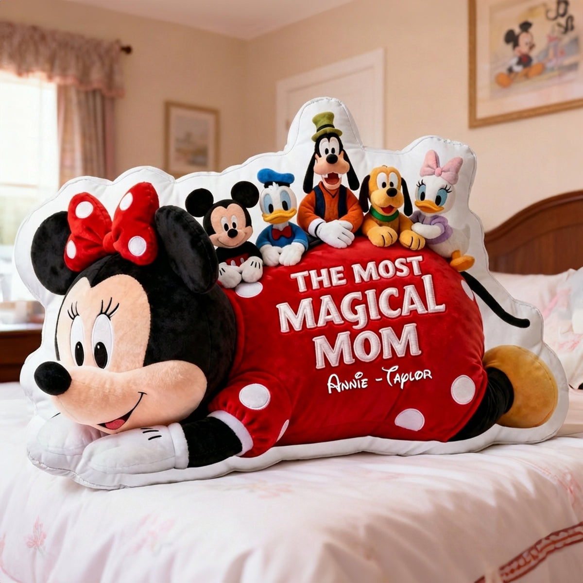 Most Magical Mom Shaped Pillow - Personalized Gift For Mom 01KILU050226-Homacus