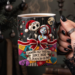 Christmas Gothic Couple Magic Ceramic Coffee Mug - Personalized Gifts 01pata180926