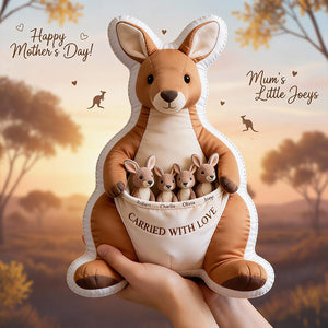 Carried With Love Pillow - Personalized Gifts For Mom 04KIDT020226-Homacus