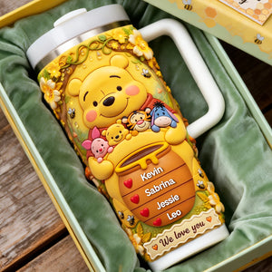 Childhood Mom And Kids 40oz Tumbler - Personalized Gifts For Mother's Day Tumbler 02TYTA280326-Homacus