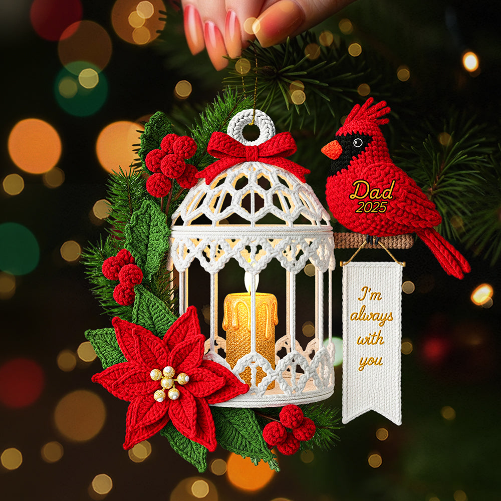 Memorial Cardinal Ornament - Personalized Gifts For Loved Ones 03nata050925-Homacus