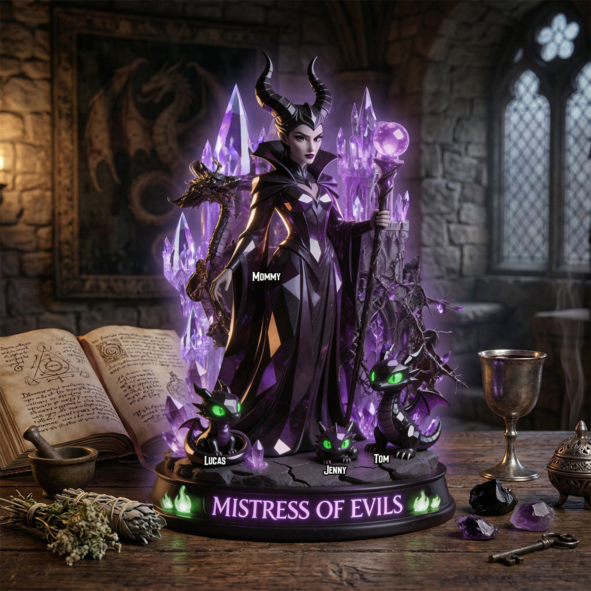 Regal Magic Mom Light Box, Personalized Gifts For Mom 02qhtn260326-Homacus