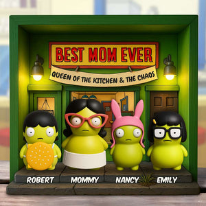 Personalized Gifts For Queen Mom Acrylic Plaque Best Mom Ever 01DTDT110425-Homacus