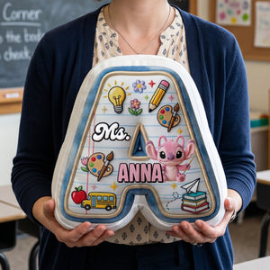 Classroom Letter Custom Pillow - Personalized Gifts For Teacher 01PATN170626