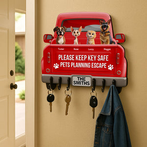 Pets Planning Escape Truck Key Hanger - Personalized Gifts For Pet Lovers 01tgqn270625-Homacus