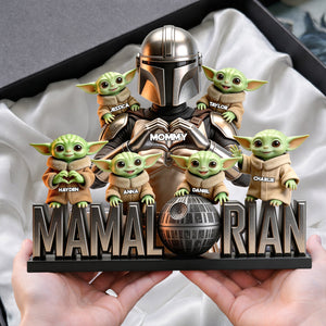 Universe Mom And Kids Acrylic Plaque - Personalized Gifts For Mother's Day Plaque 04KILU020326-Homacus