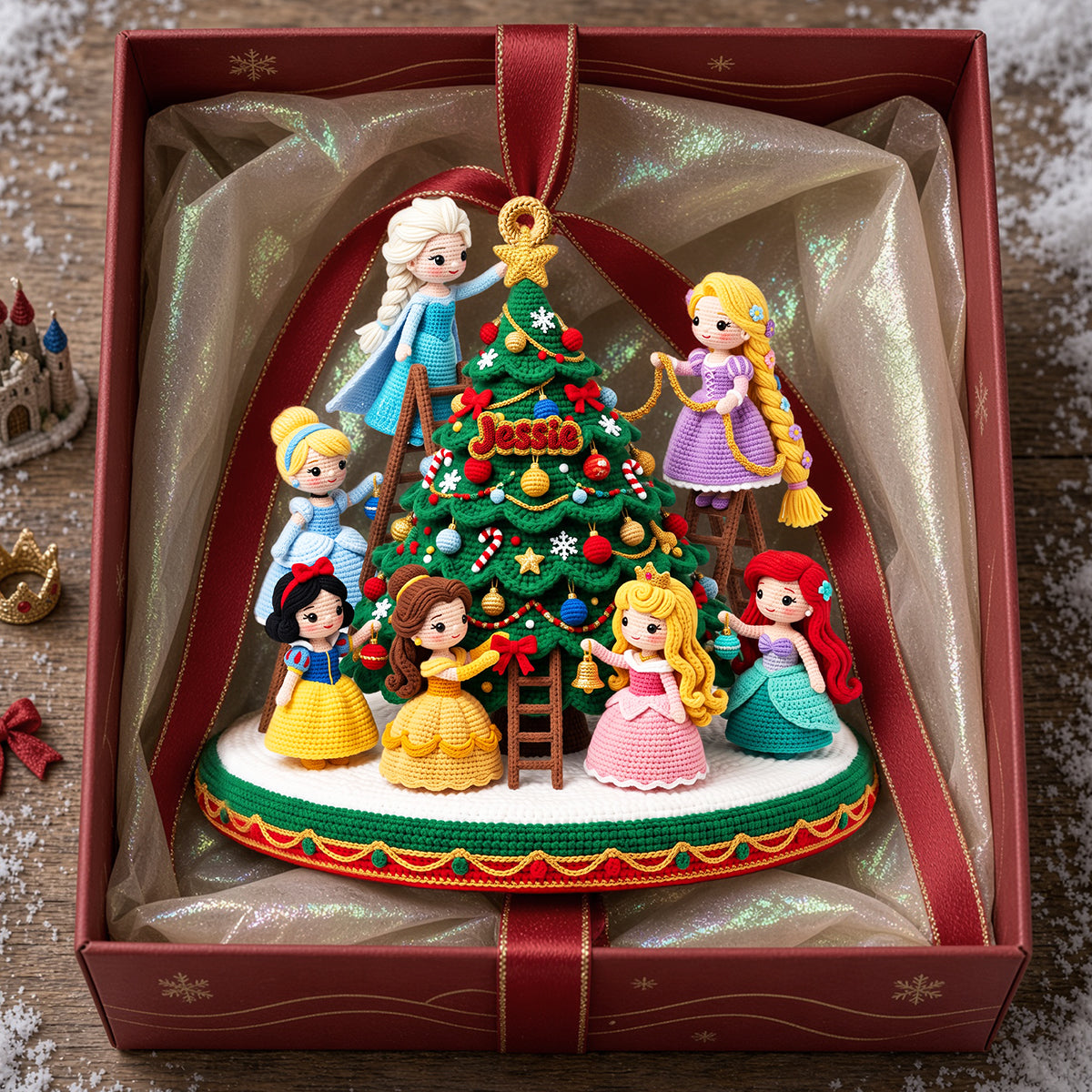 Fairytale Christmas Tree Acrylic Ornament - Personalized Gifts 07tyta121026-Homacus