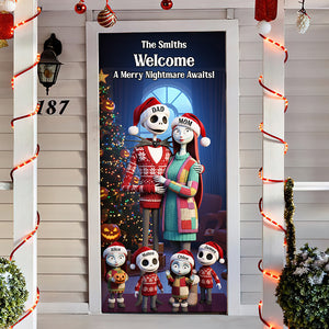 This is Home Door Cover Personalized Gifts For Family 04PGDT031125-Homacus