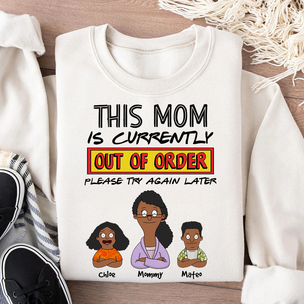 Personalized Gifts For Mom Shirt This Mom Is Currently 01KADT010325HG-Homacus