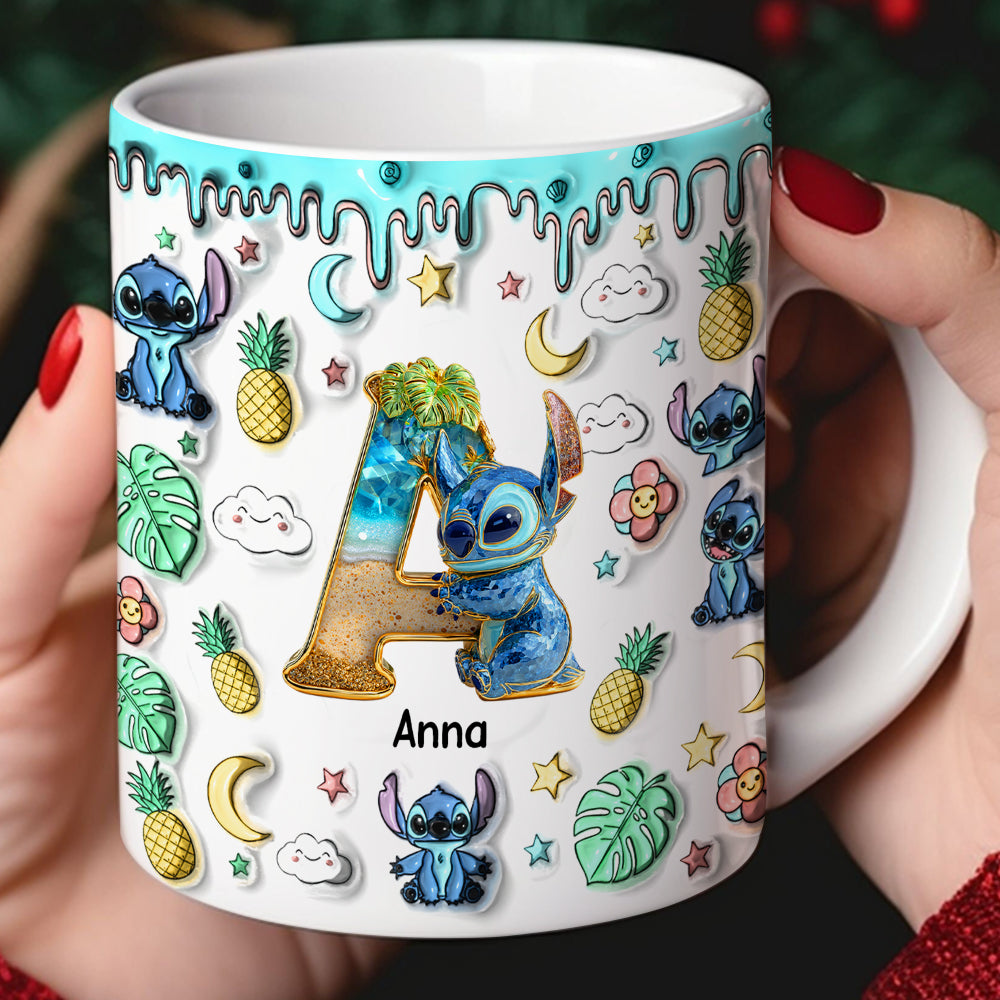 Custom Alphabet Letter Coffee Mug – Personalized Gifts for Cute Monsters 01tgqn110625-Homacus