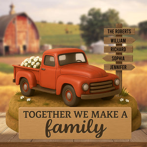 Farmer Family Acrylic Plaque Personalized Gifts For Family 01NAQN170525-Homacus