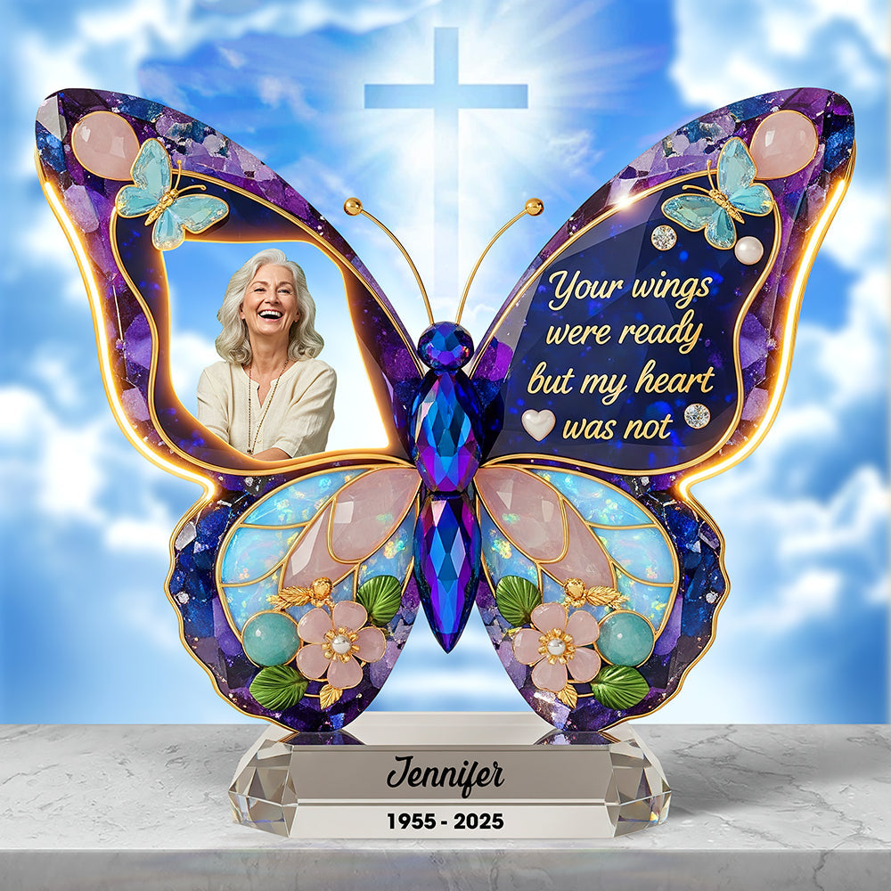 Memorial Acrylic Plaque - Custom Photo Gifts For Heaven 02naqn270525-Homacus