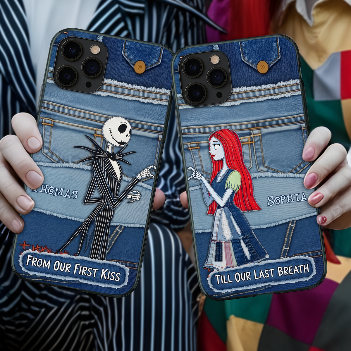 Horror Couple Phone Case - Personalized Gifts For Couple 04tgpu140625-Homacus