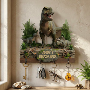 Jungle Wood Key Hanger - Personalized Gifts 03hymg081225-Homacus