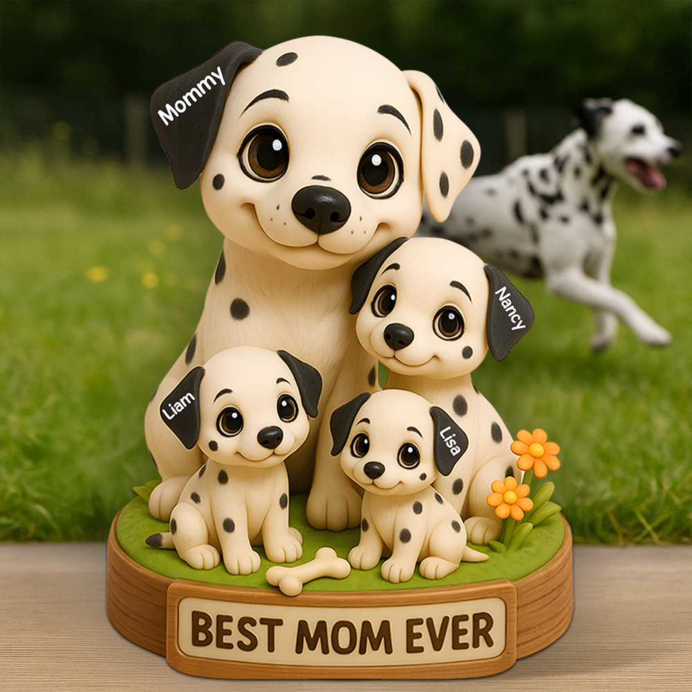 Dog Mom Plaque - Personalized Gifts For Mom 01napu160425-Homacus
