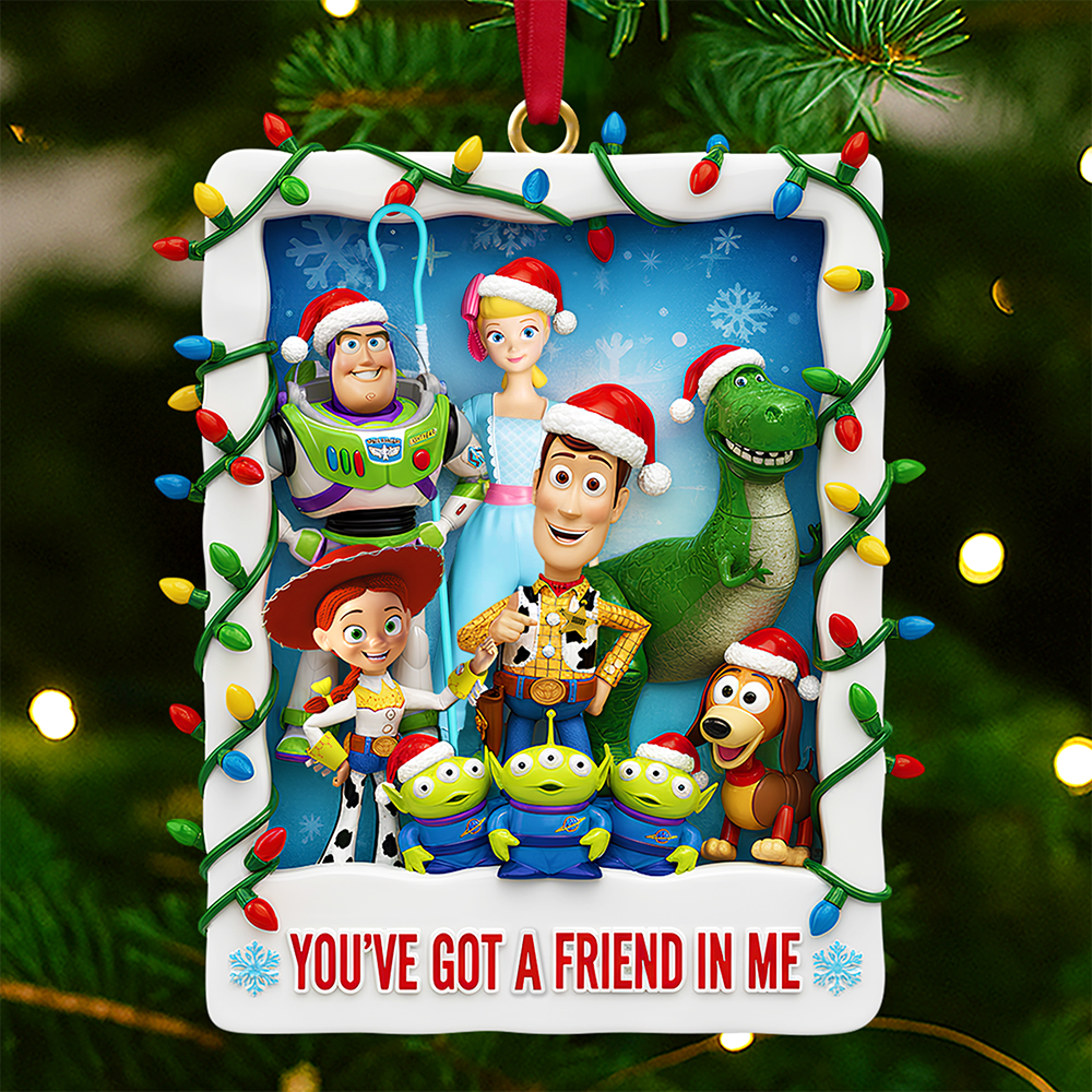 Playful Animated Characters Ornament Personalized Gifts For Christmas 02hudt051125-Homacus