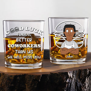 Personalized Gifts For Coworkers Whiskey Glass 01TGMH130225HG-Homacus