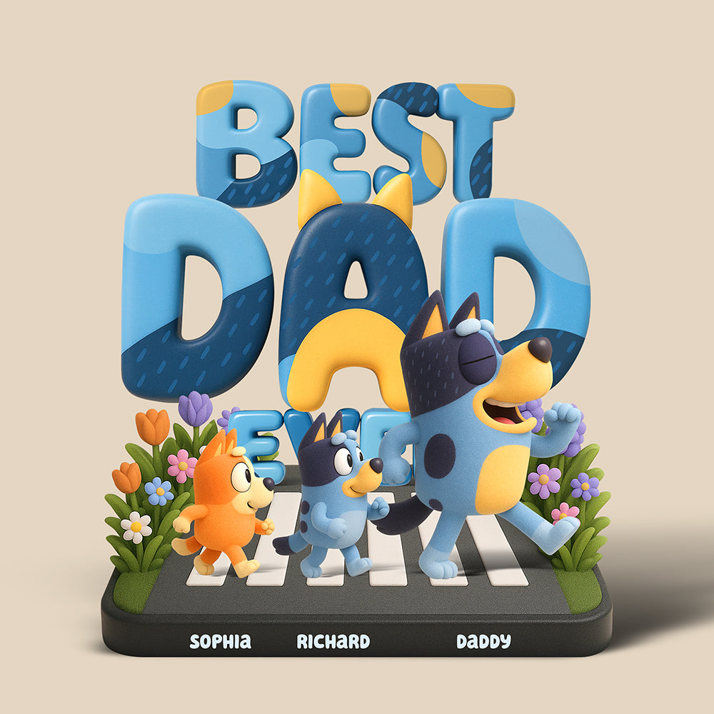 Dog Dad Plaque - Personalized Gifts For Dad 01kaqn190425-Homacus