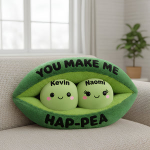 Peas Couple Pillow Personalized Gifts For Couple 05KIDT221125-Homacus
