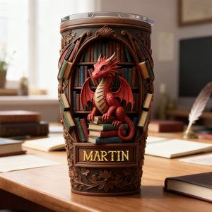 Dragon Tumbler - Personalized Gifts For Book Lovers 02kimg271225-Homacus