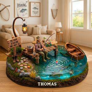 Fishing Man Acrylic Plaque - Personalized Gifts For Fishers 02topu240625-Homacus
