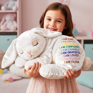 Bunny Custom Shaped Pillow - Personalized Gifts For Kid 02tgta261225-Homacus