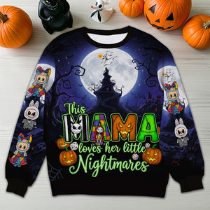 Mother Of Little Nightmares Ugly Sweater - Personalized Gifts For Mom 01HULU300825-Homacus