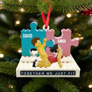 Fit Piece Couple Ornament, Personalized Gifts For Couple 01qhtn011025-Homacus