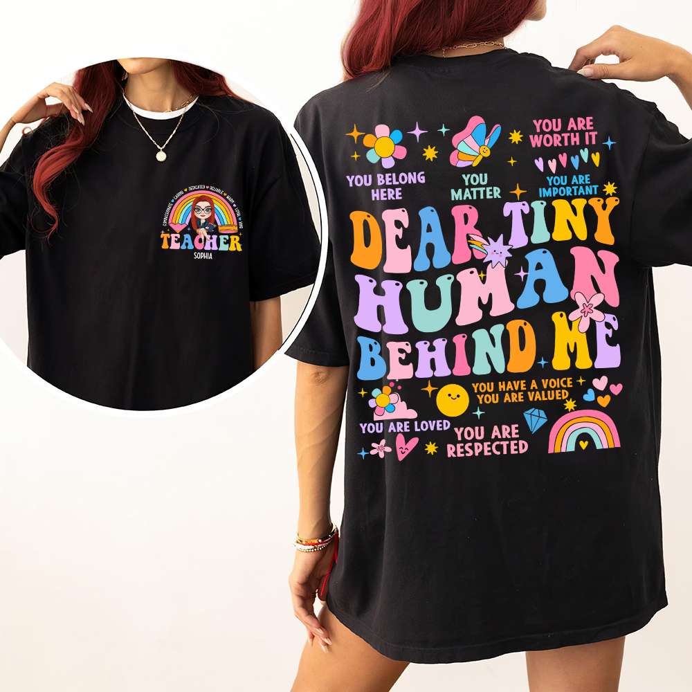 Personalized Gifts For Teacher Shirt 02NADT220624HH Rainbows-Homacus