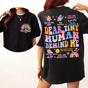 Personalized Gifts For Teacher Shirt 02NADT220624HH Rainbows-Homacus