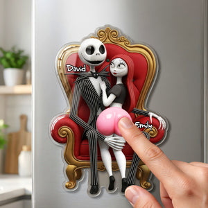 Cheeky Couple Anti-collision Acrylic Fridge Magnet Personalized Gifts For Couple 03OHDH190626