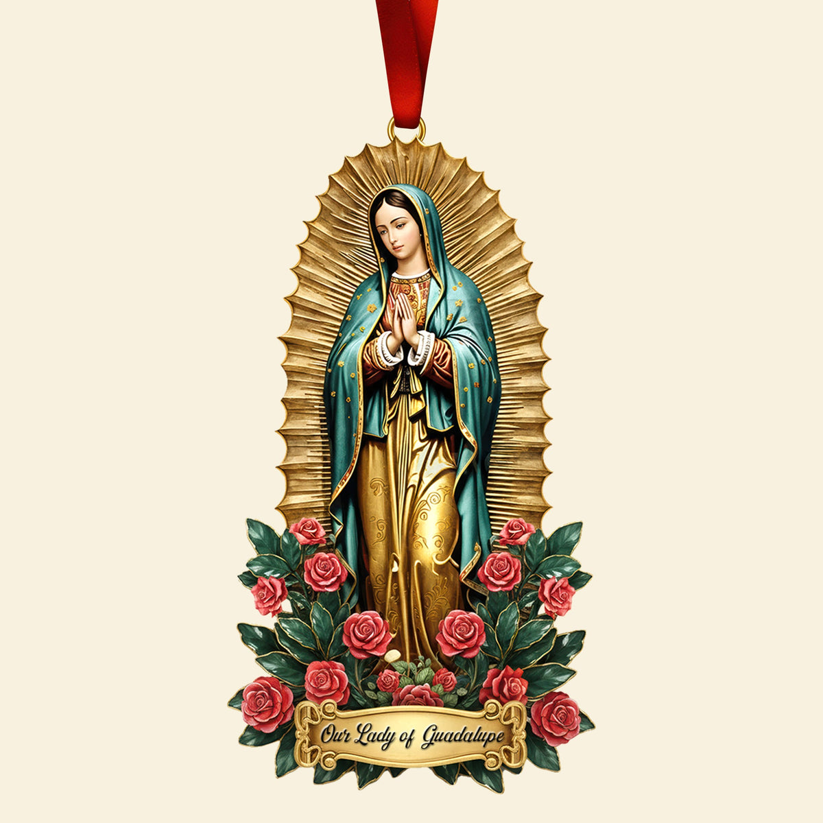 Our Lady of Guadalupe Acrylic Ornament – Guadalupe Day Gifts for Mexican Catholics 01qhqn221025-Homacus