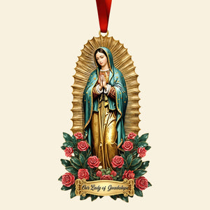 Our Lady of Guadalupe Acrylic Ornament – Guadalupe Day Gifts for Mexican Catholics 01qhqn221025-Homacus