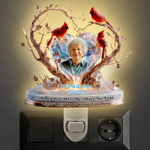 Memorial Heaven Acrylic Night Light Custom Photo Gifts For Heaven 02TGDT060625-Homacus