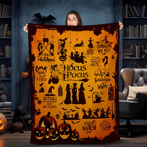 Personalized Witch Blanket, Halloween Gifts 02acxx280824-Homacus