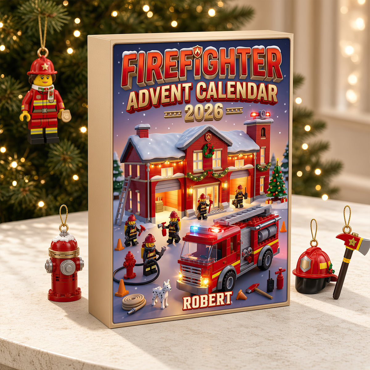 Firefighter Advent Calendar Blind Box - Personalized Christmas Gifts For Firefighter 03pgdt291026-Homacus