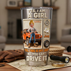 Off-road Girl 20oz Tumbler - Personalized Gifts For Off-road Lovers 04kita060226-Homacus