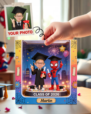 My Hero Graduation Acrylic Plaque - Custom Photo Gifts For Graduates 01NAMG100326-Homacus