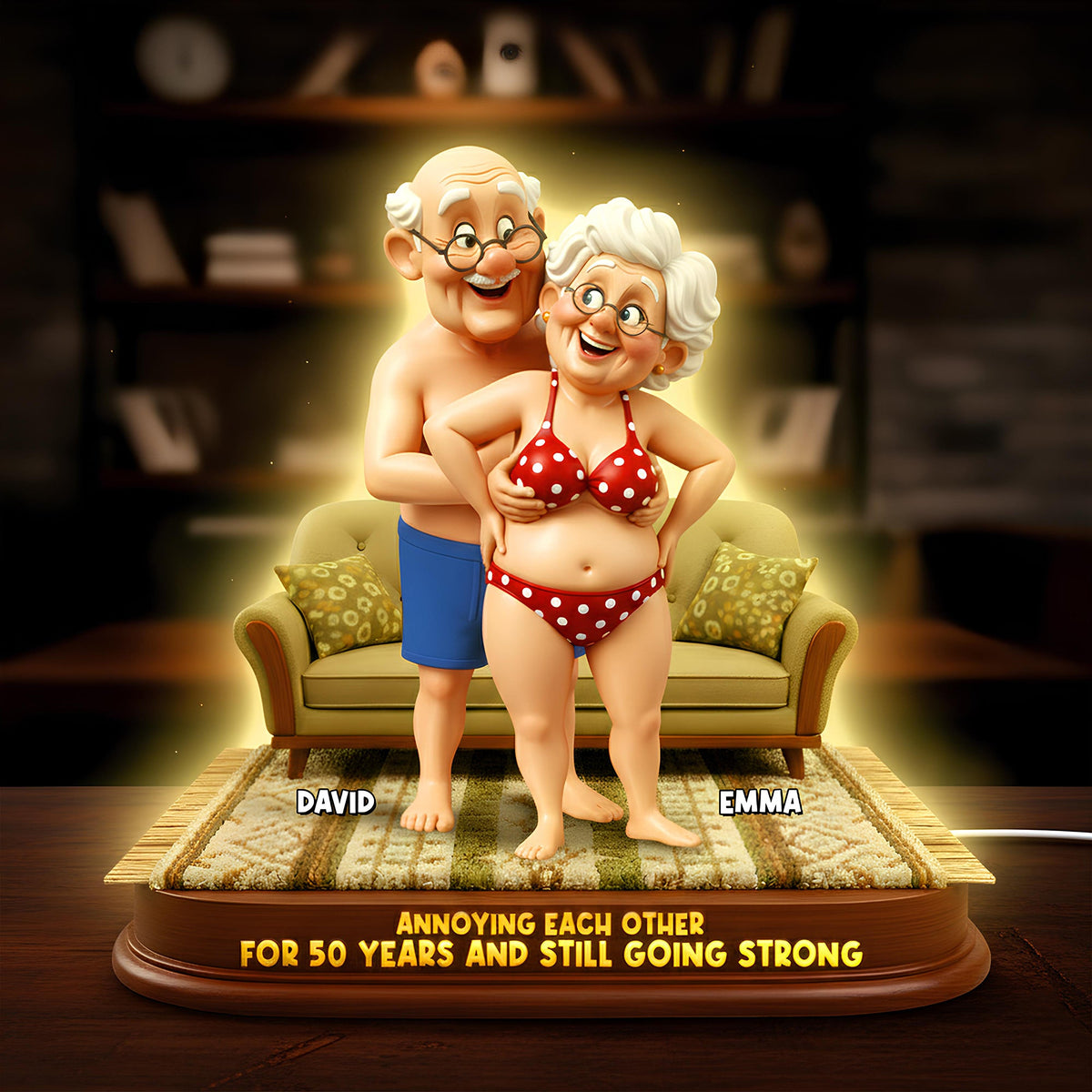 Annoying Each Other Couple Light Box - Personalized Gift For Couples 01NALU081225