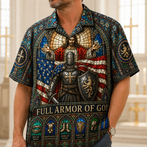 Full Armor Of God Hawaiian Shirt - Personalized Gifts For Christian 02PALU180626