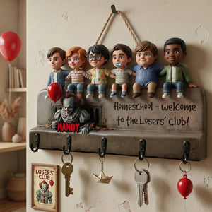 Scary Homeschool Key Hanger - Personalized Funny Gifts 02pamg230126-Homacus