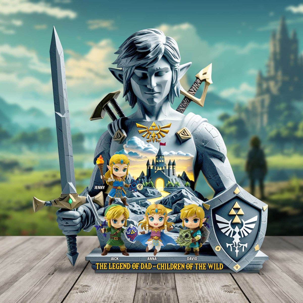 The Legend Dad Acrylic Plaque - Personalized Gifts For Father 01QHTN300425-Homacus