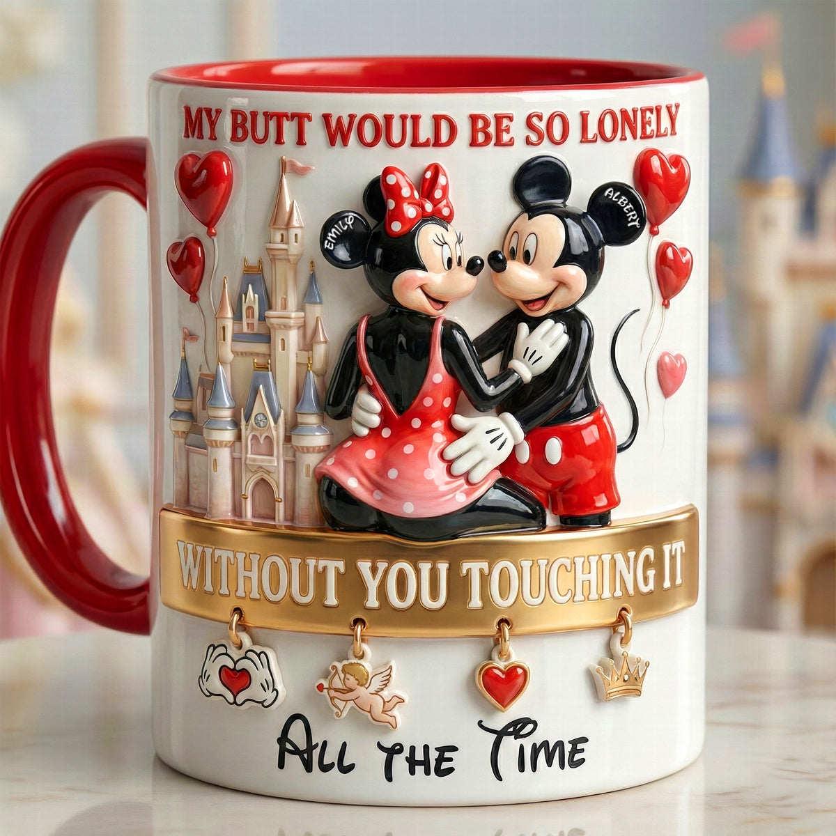 Playful Couple Accent Mug - Personalized Gifts For Couple 04qhqn050126-Homacus
