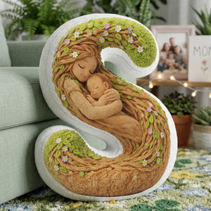 Forest Mom Alphabet Custom Shaped Pillow - Personalized Gifts For Mother 01huta221225-Homacus