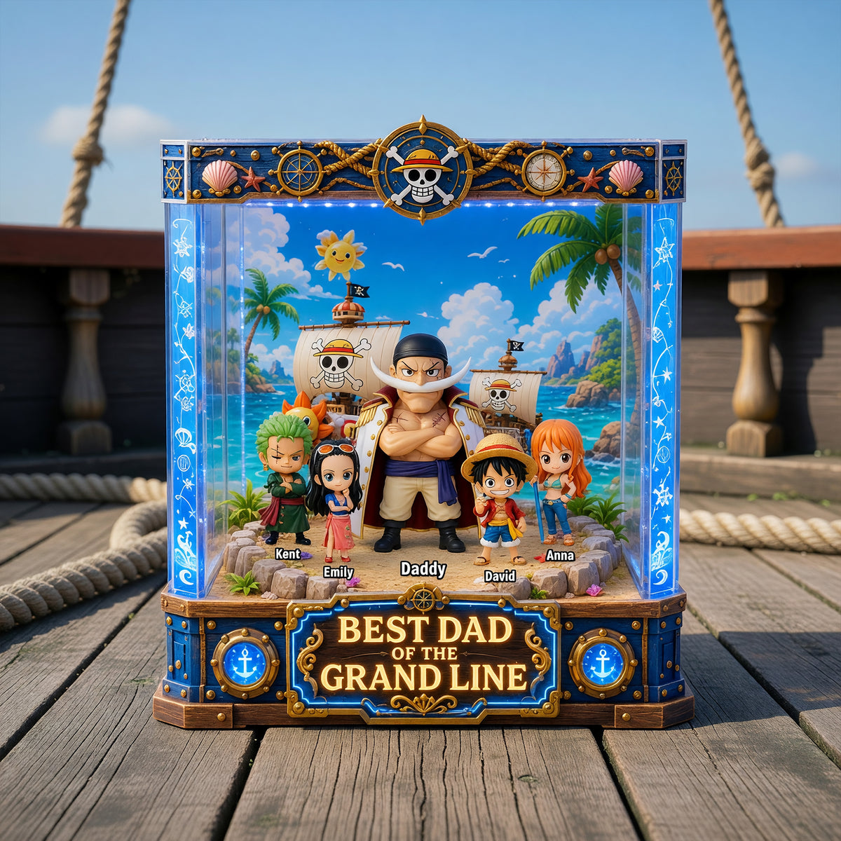 Dad’s Adventure Crew Acrylic Plaque - Personalized Gift For Dads 05TOQN180526-Homacus