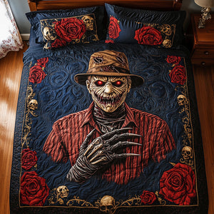 Slasher Horror Quilt Bedding Set Special Line - Halloween Gifts For Horror Movie Fans 02tgqn210825-Homacus