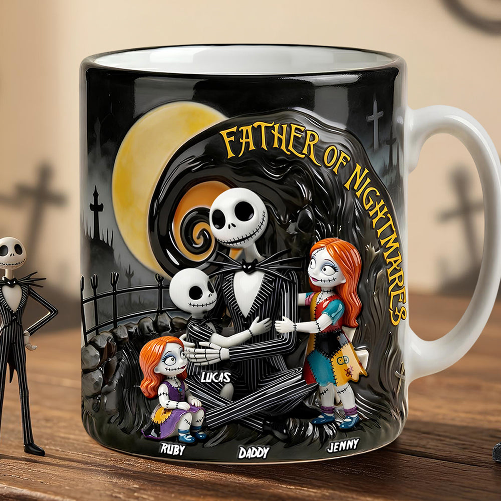Spooky Dad Coffee Mug - Personalized Gifts For Dads 01OHDT040526-Homacus