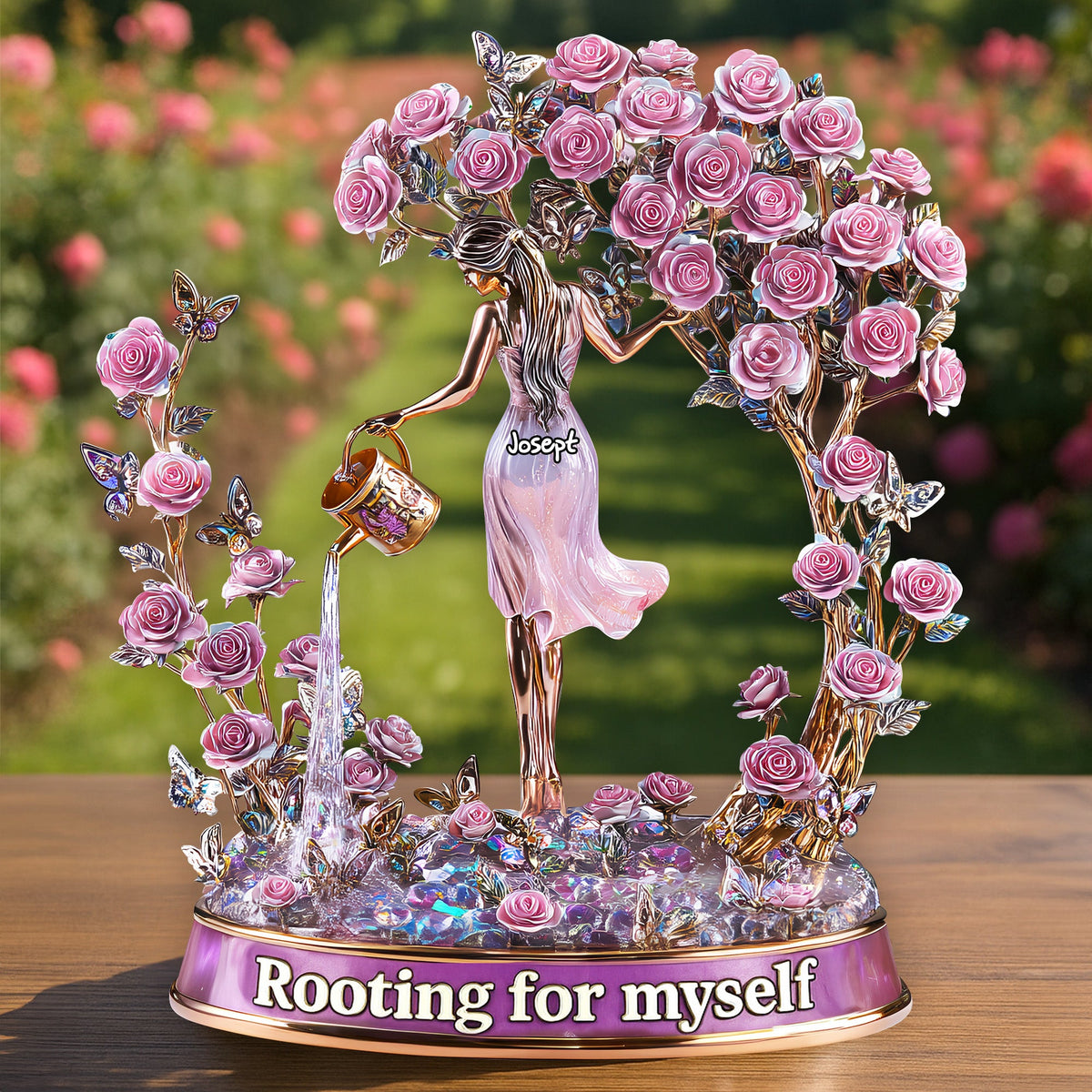 Rooting For Myself Acrylic Plaque - Personalized Gifts For Garden Lovers 05tglu170525-Homacus