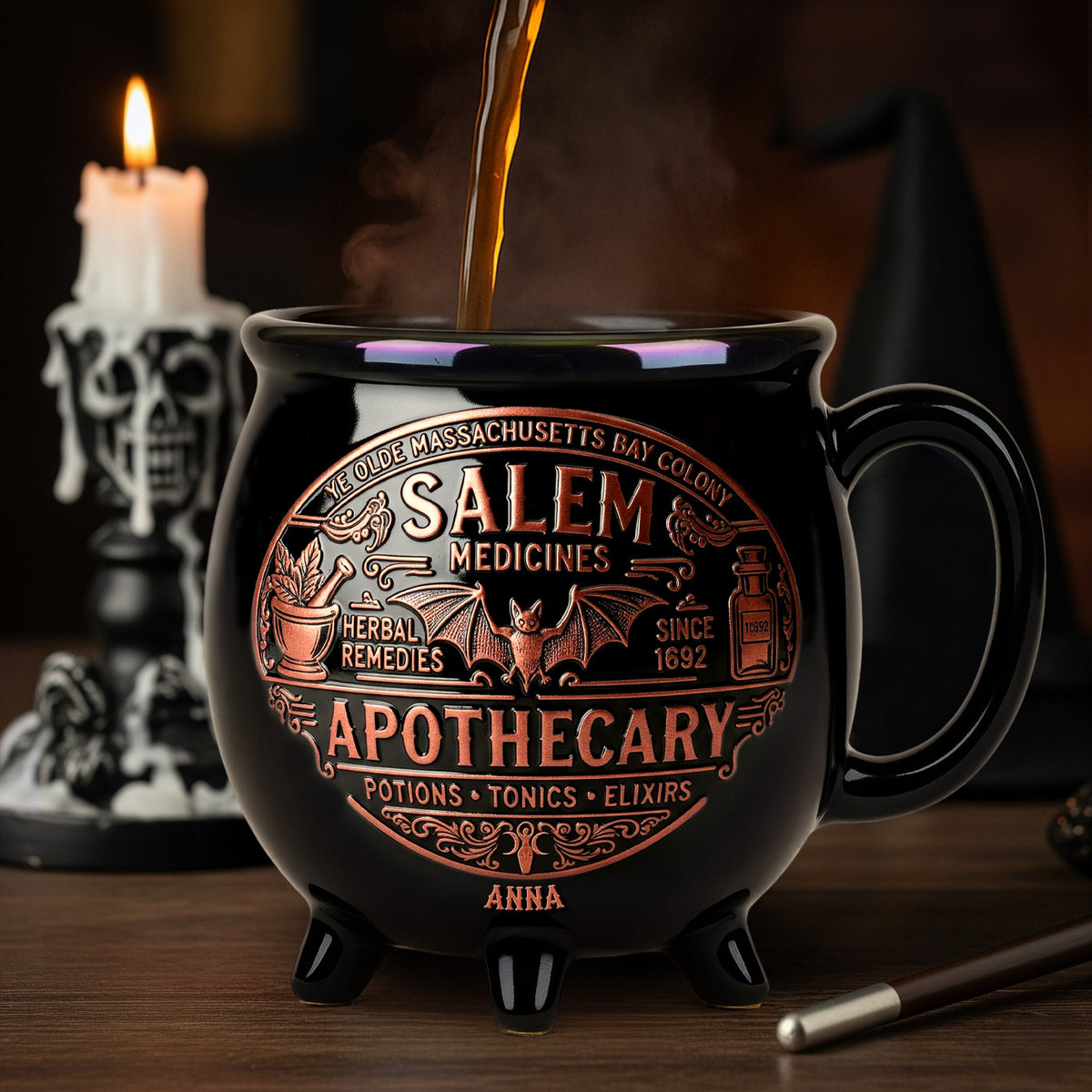 Witch Apothecary Cauldron Mug, Personalized Gifts For Witch Lovers 01qhtn210825-Homacus